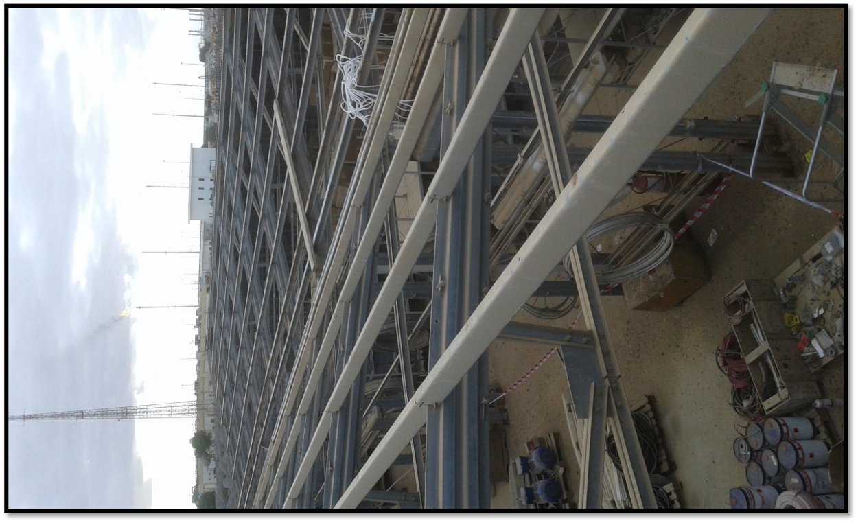 Roof after removed the sheets