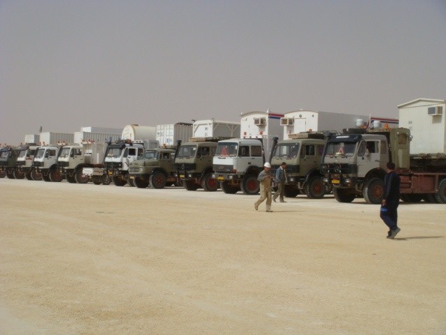 أسطول شاحنات